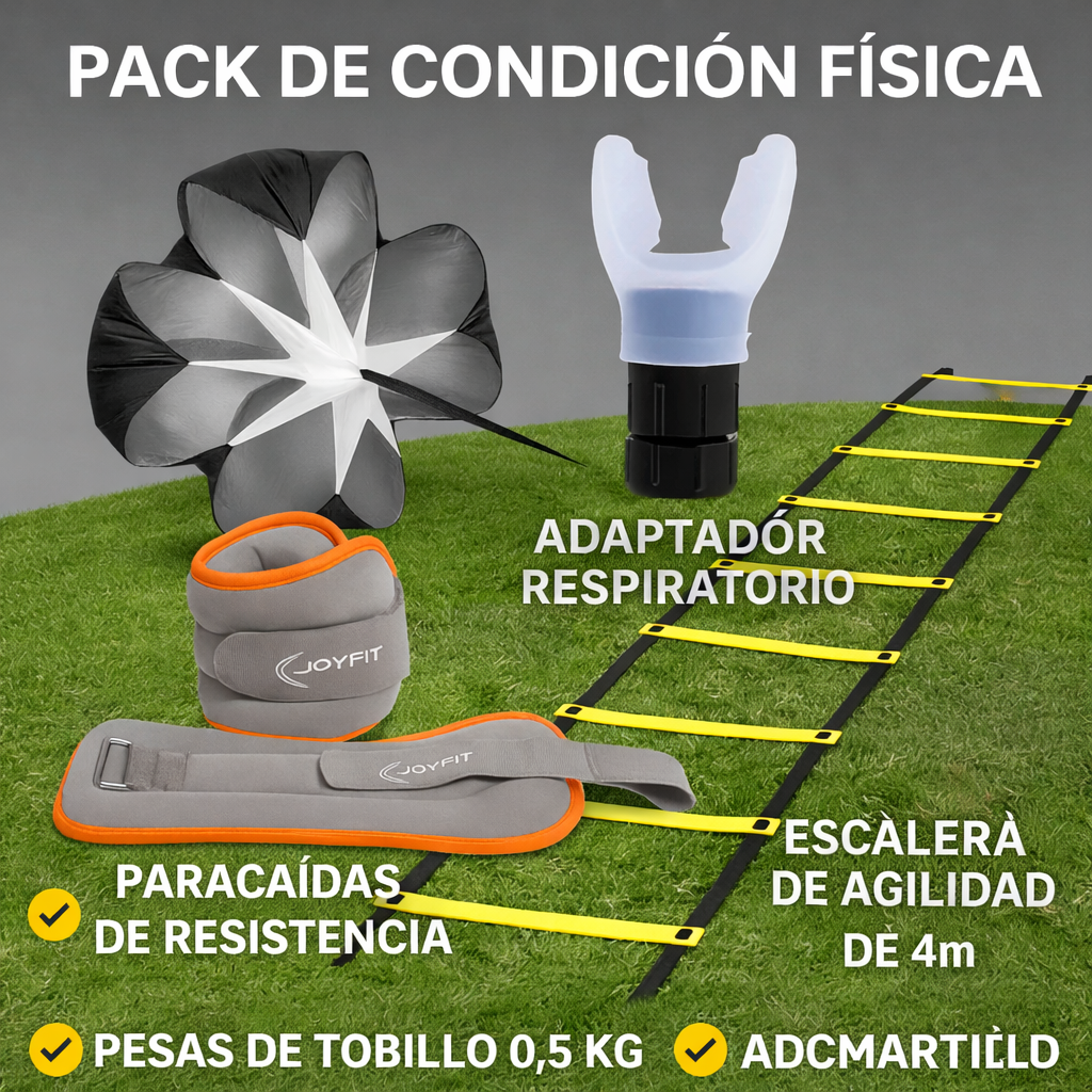 condición física del paquete fútbol